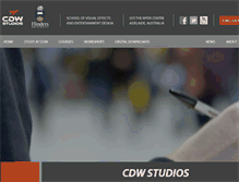 Tablet Screenshot of cdwstudios.com